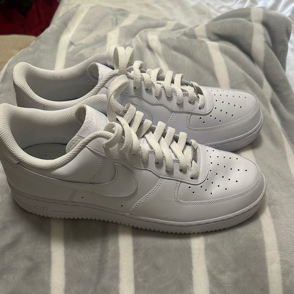 Nike Air Force 1 Low White Sneakers NEVER WORN SIZE 12.5 Men’s
